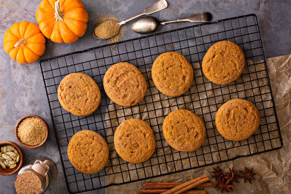 Pumpkin Snickerdoodle Cookies