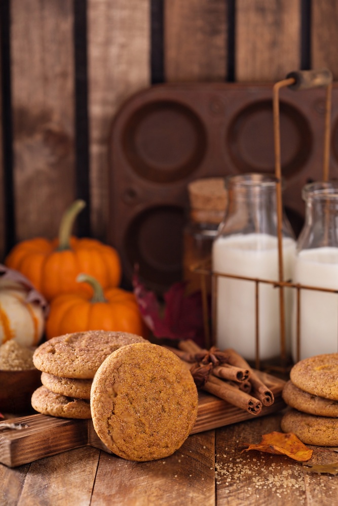 Pumpkin Snickerdoodle Cookies