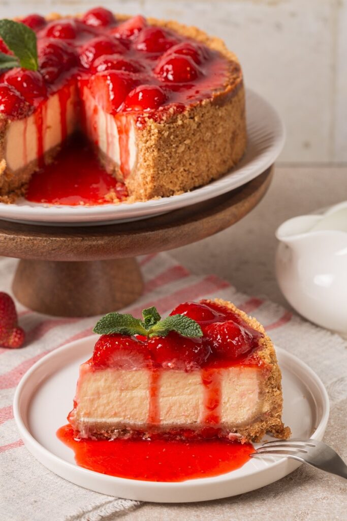 Strawberry Cheesecake Cake