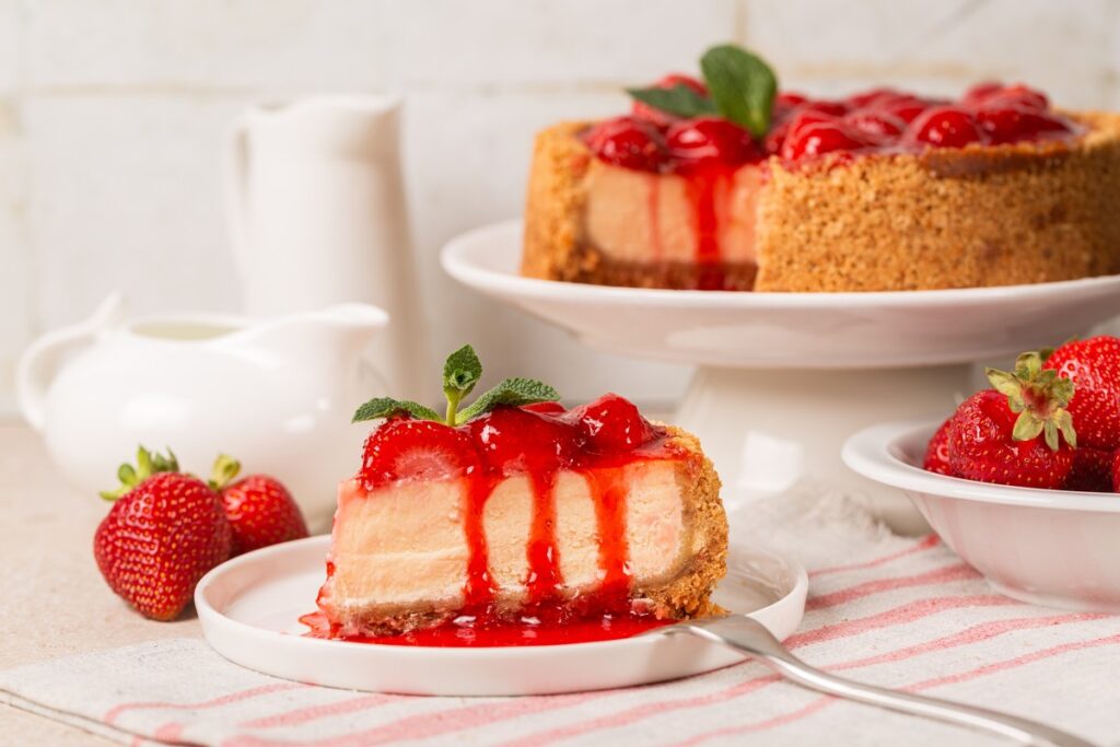 Strawberry Cheesecake Cake