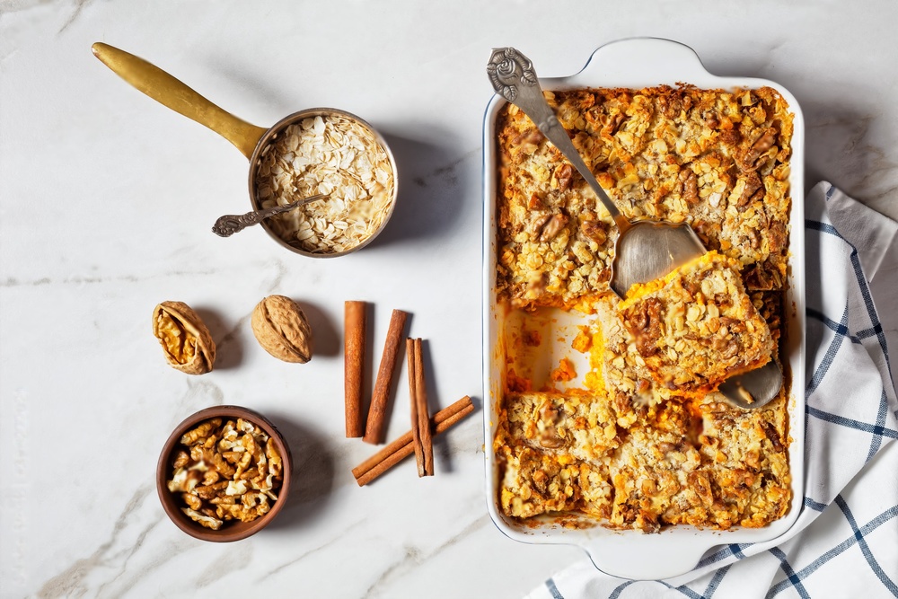 Pumpkin Dump Cake with Yellow Cake