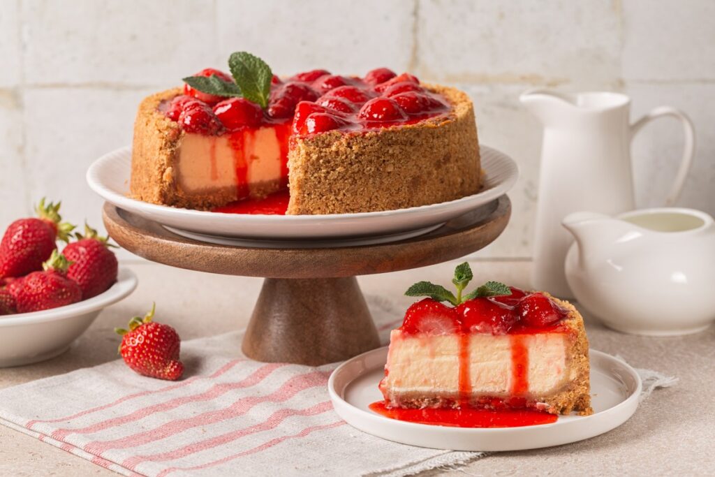 Strawberry Cheesecake Cake