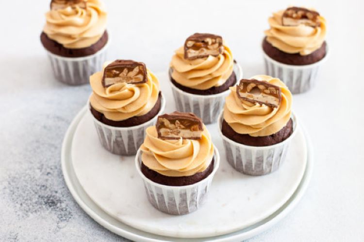 Chocolate Peanut Butter Cupcakes