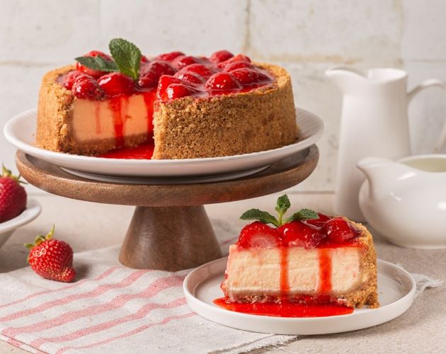 Strawberry Cheesecake Cake