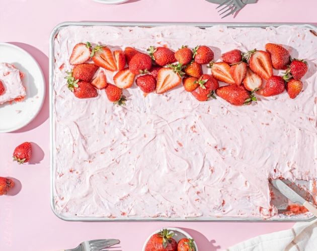 Strawberry Sheet Cake