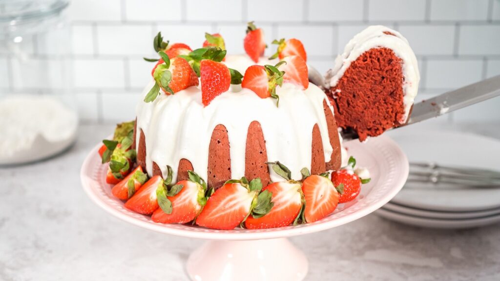 Strawberry Pound Cake