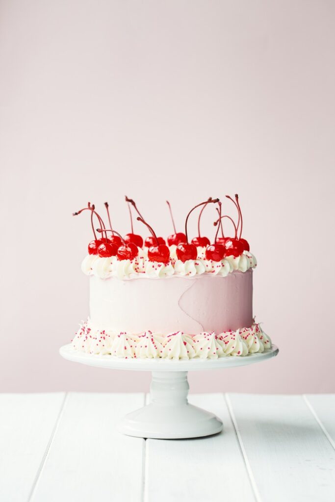 Cherry layer Cake