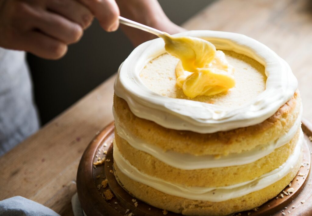 Lemon Curd Cake