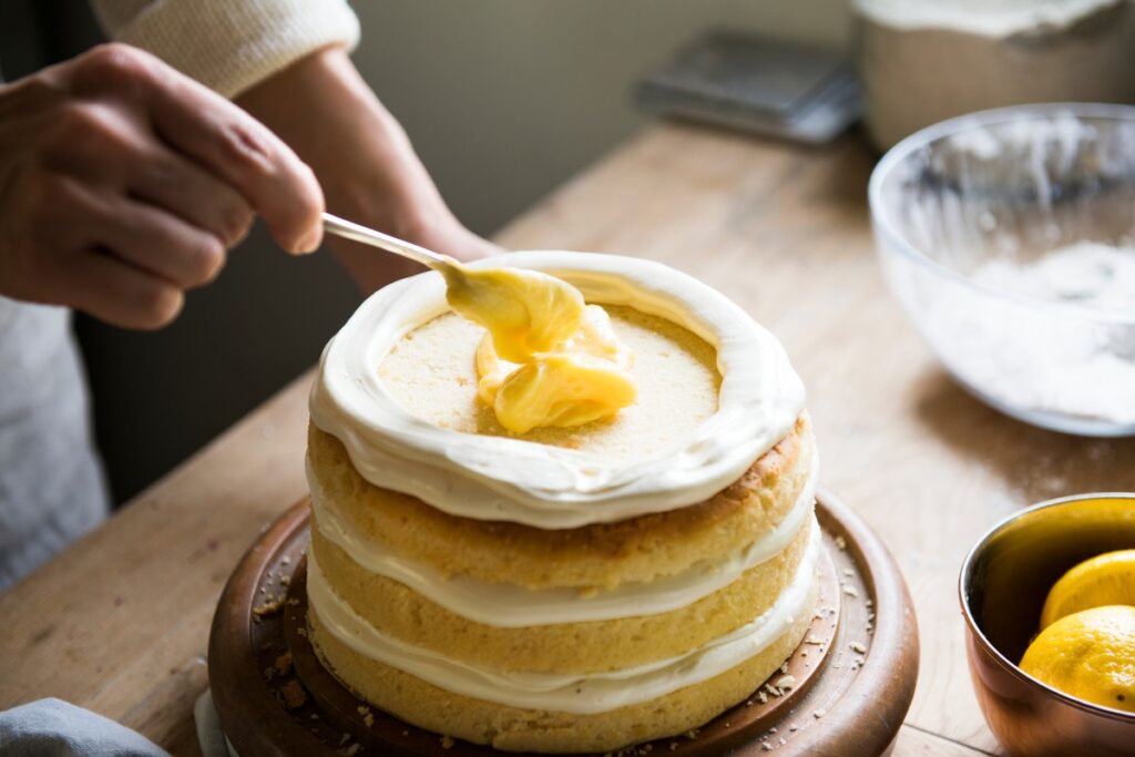 Lemon Curd Cake