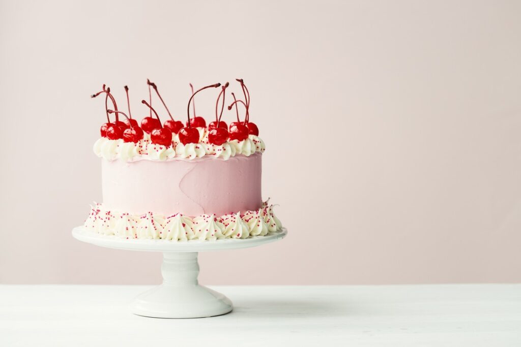 Cherry layer Cake