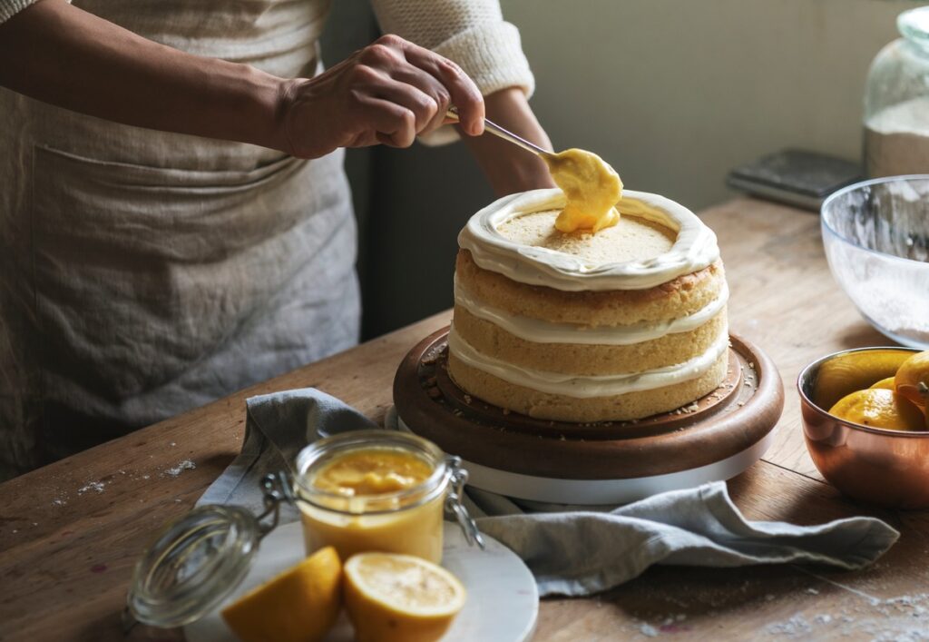 Lemon Curd Cake