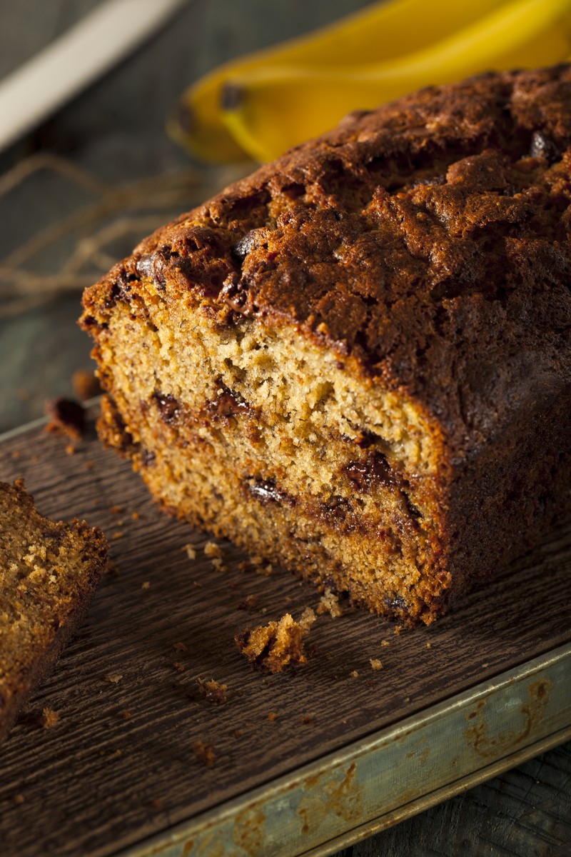 Chocolate chip banana bread