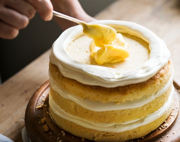 Lemon Curd Cake