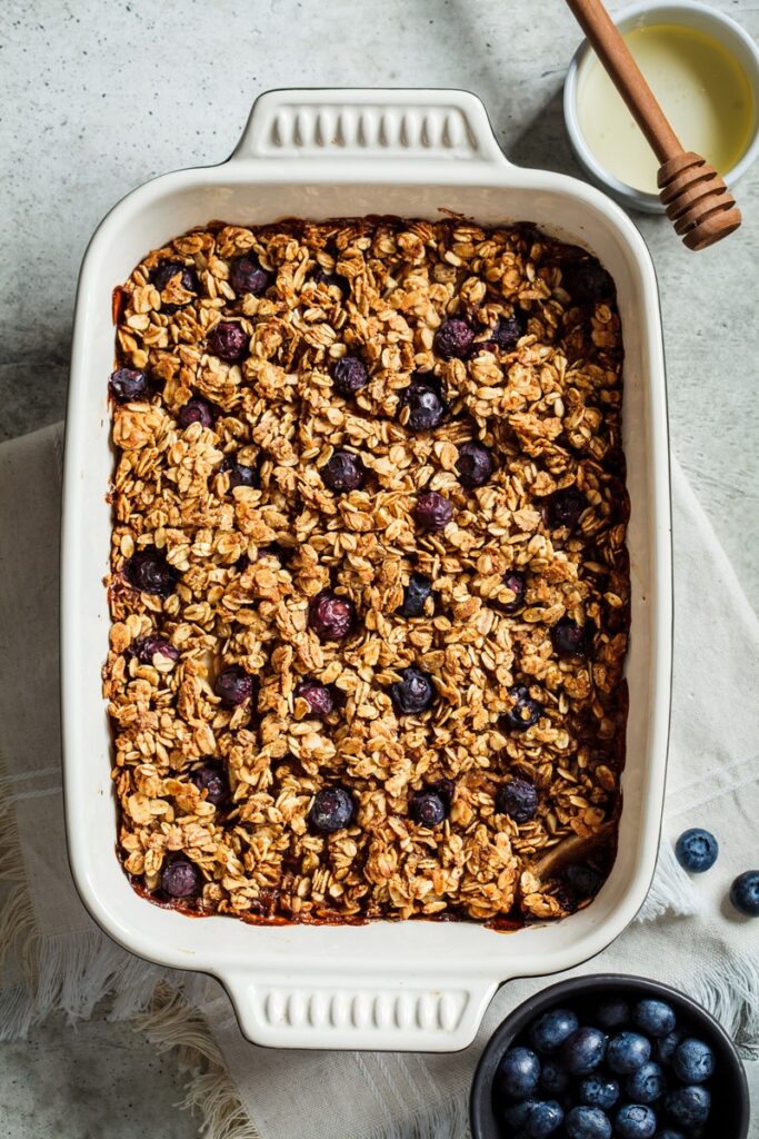 Blueberry Baked Oatmeal