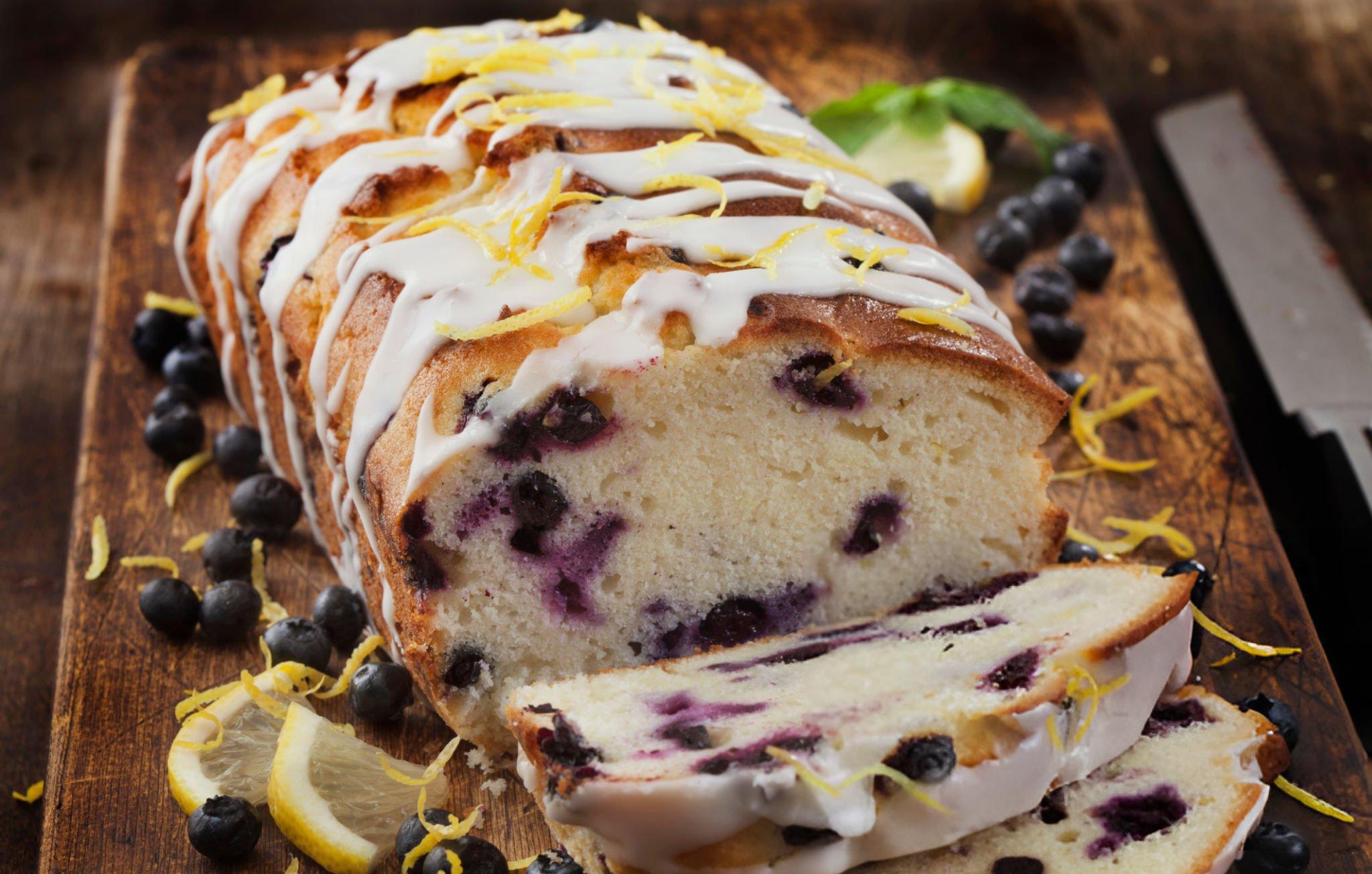 Lemon Blueberry Pound Cake