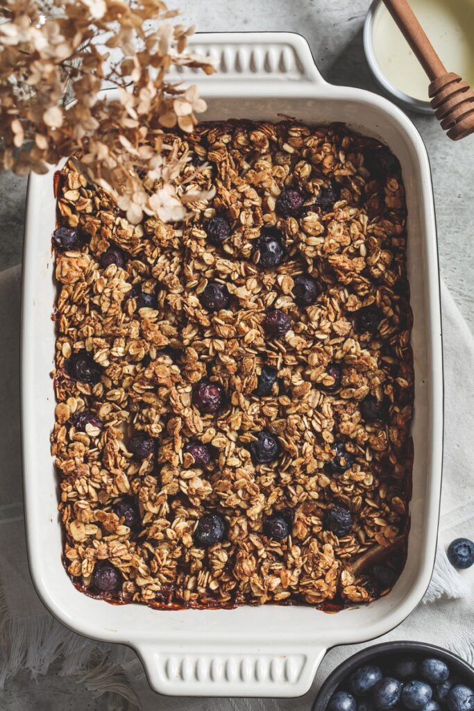 Blueberry Baked Oatmeal