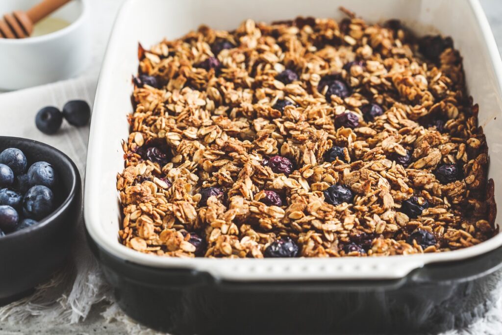 Blueberry Baked Oatmeal