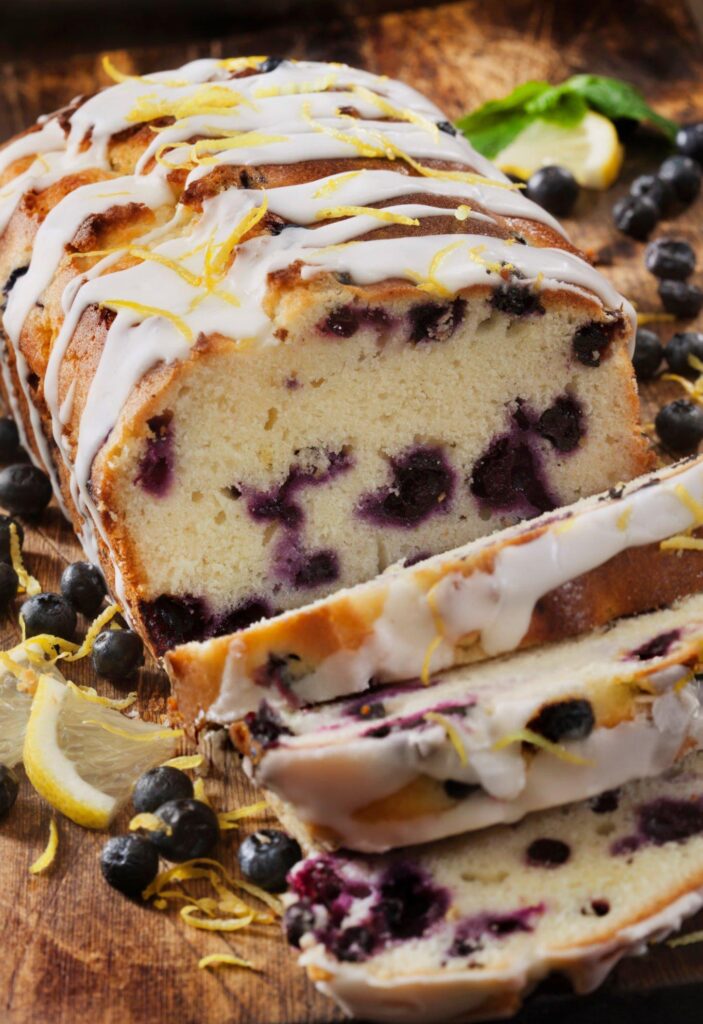 Lemon Blueberry Pound Cake