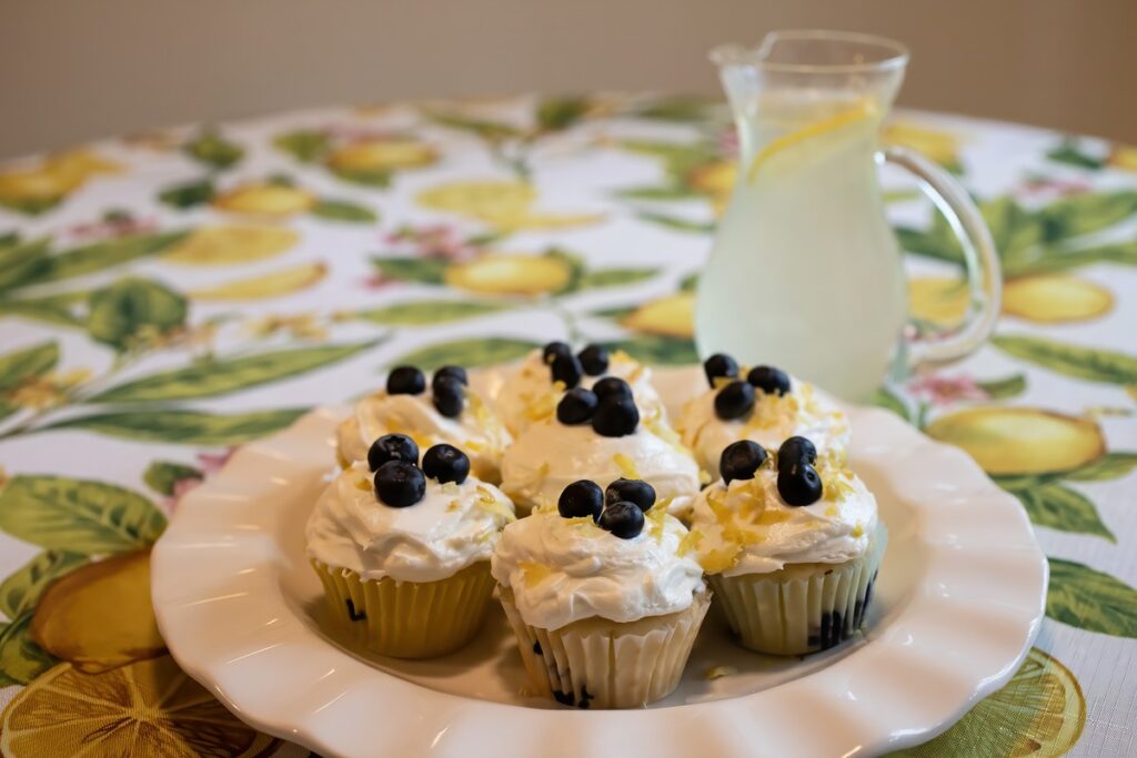 Lemon Blueberry Cupcakes