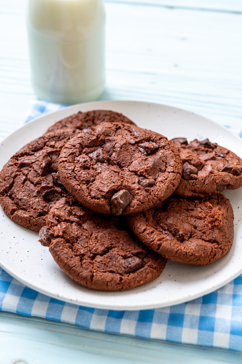 double chocolate chip cookies